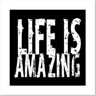 Life is Amazing Posters and Art